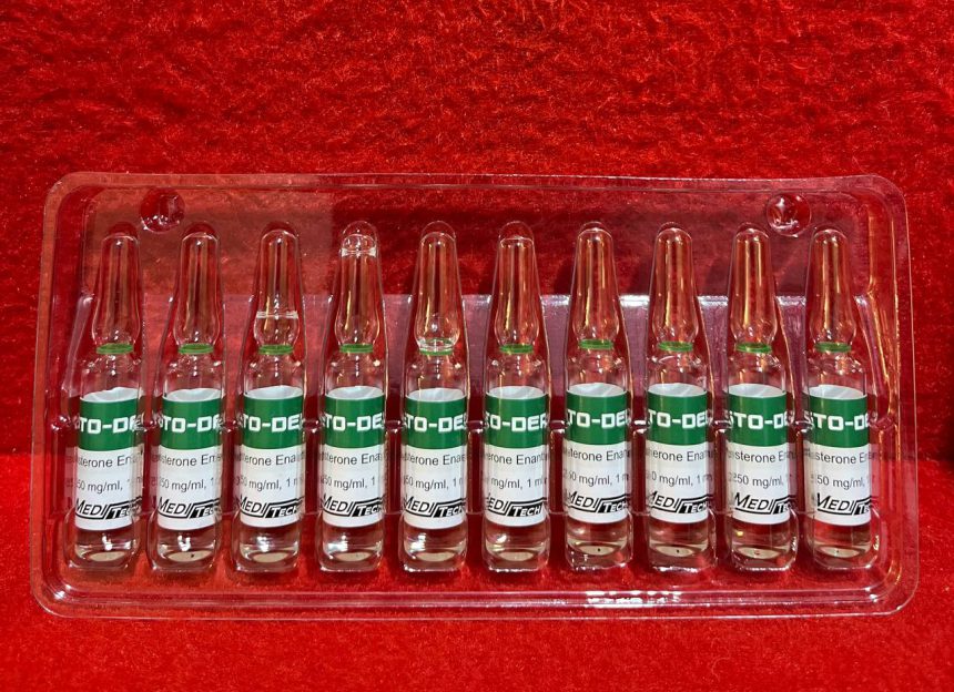 استروئید تزریقی تستوسترون انانتات 250 مدیتک فارما testosterone ...